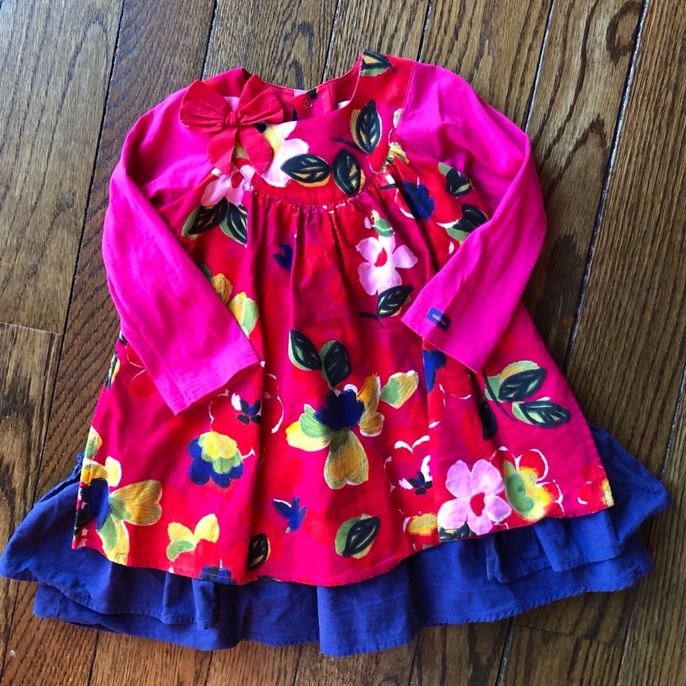 CATIMINI Designed in France, 2T Layered Dress